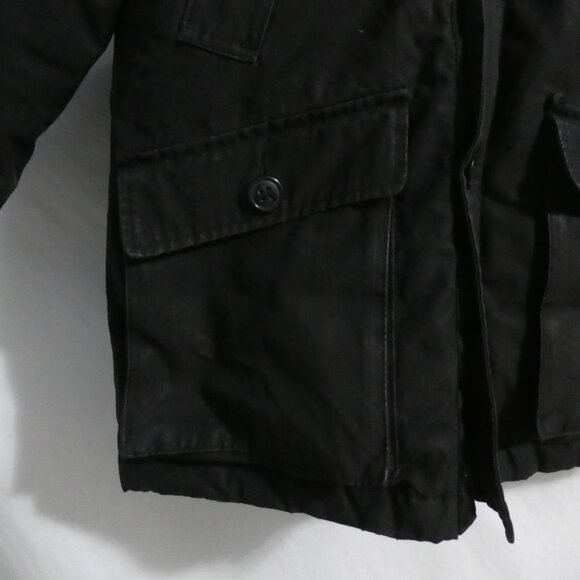 GAP Kids | medium - regular | Black Winter Jacket | Button & Zipper Closure - Picture 8 of 16